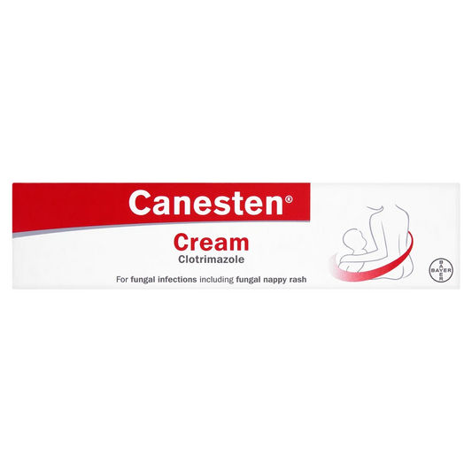 Canesten 1% Antifungal Cream, Athletes Foot, Sweat Rash, Ring Worm, 20g Pack.