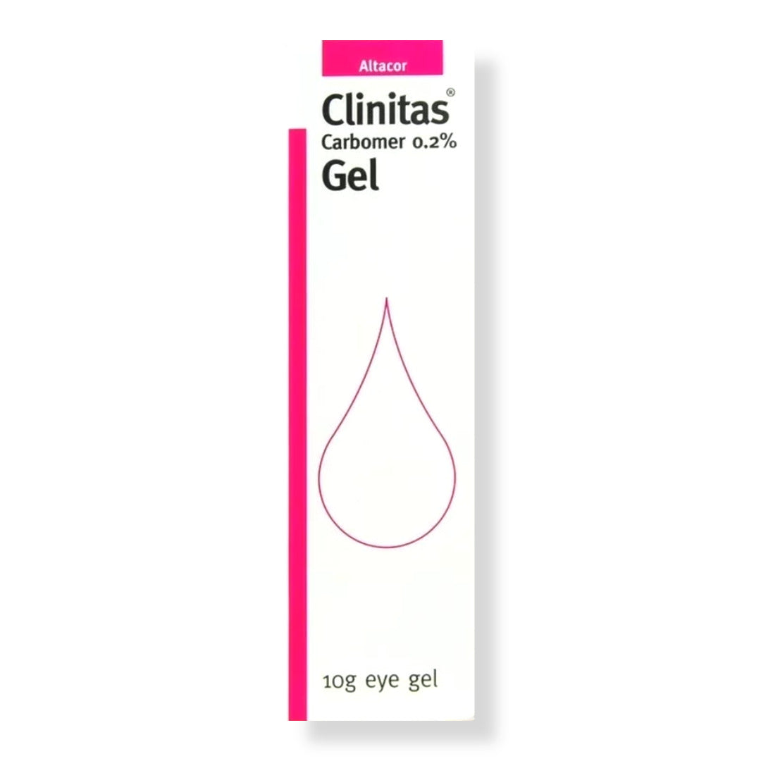 Clinitas - Carbomer Liquid Eye Gel 0.2% - 1 x 10g - Dry Sore Eye Drop