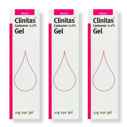 Clinitas - Carbomer Liquid Eye Gel 0.2% 3 x 10g - Dry Sore Eye Drop theChemistonline 