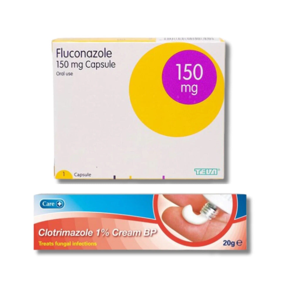 Clotrimazole & Fluconazole Thrush Treatment Multipack theChemistonline 