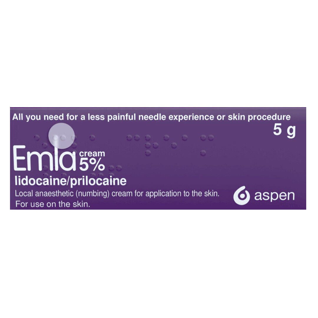 Emla Cream - 5g - Numbing Cream - Local Anaesthetic