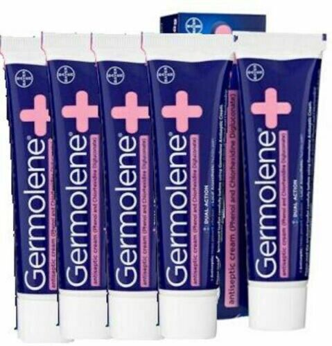 GERMOLENE Antiseptic Cream 30g x 5 Five Pack with Local Anaesthetic UK GSL.