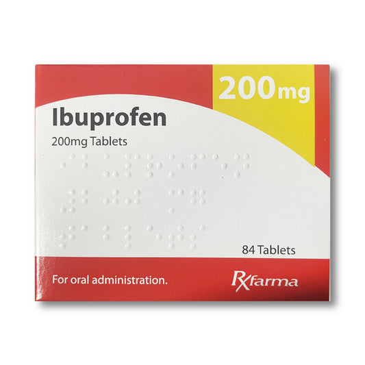 Ibuprofen 200mg - 84 Tablets - Brands May Vary