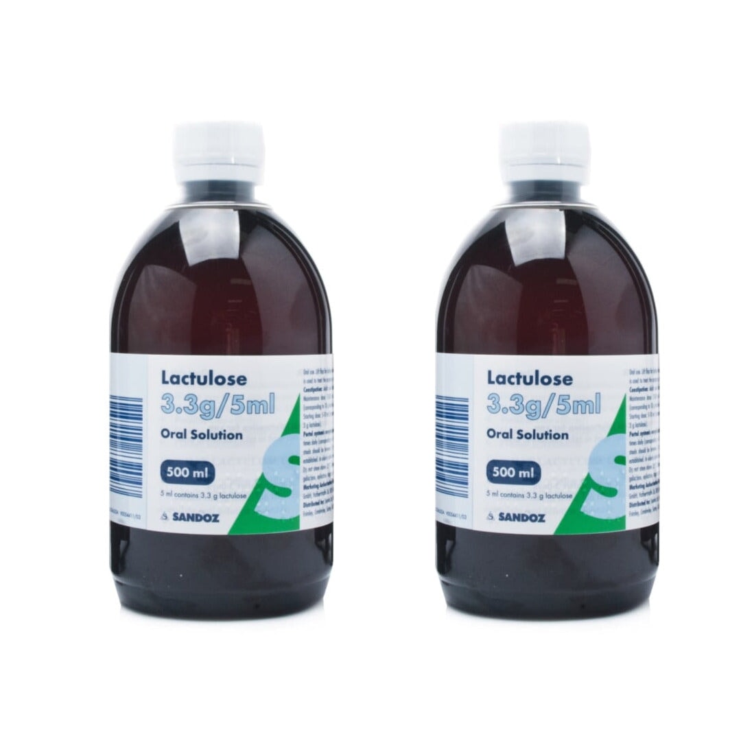 LACTULOSE Oral Solution 3.3g/5ml 2 x 500ml - Brands May Vary theChemistonline 