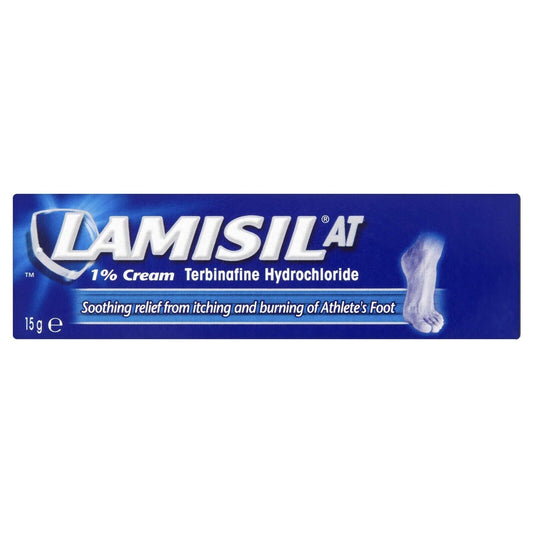 Lamisil AT 1% Foot Cream 15g - Athletes Foot UK GSL.