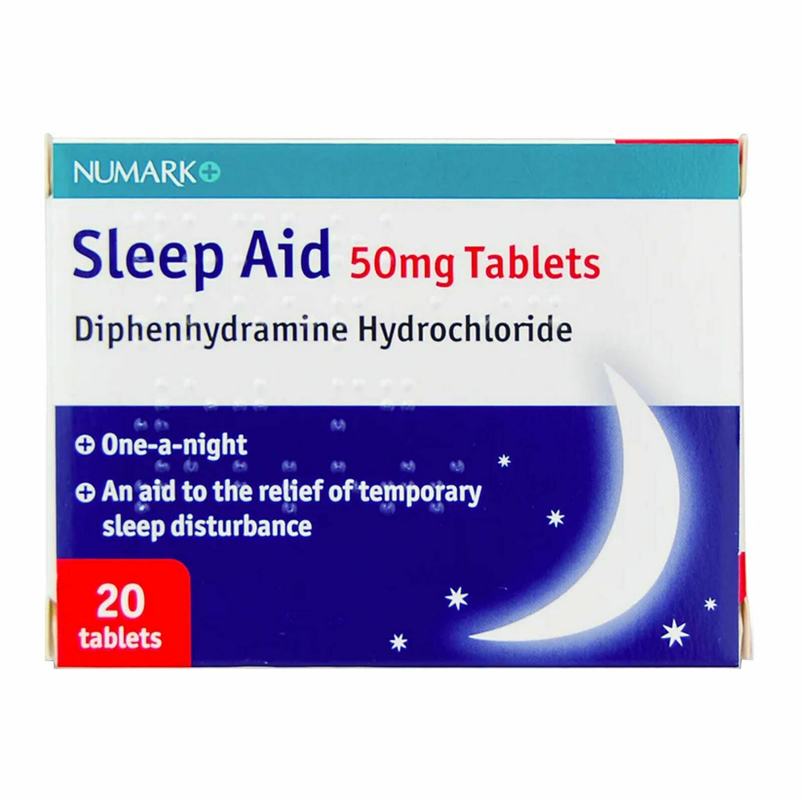 One a Night Sleep Aid 50MG Numark x 20 (Nytol Alternative ) (MAX TWO PACKS) theChemistonline 