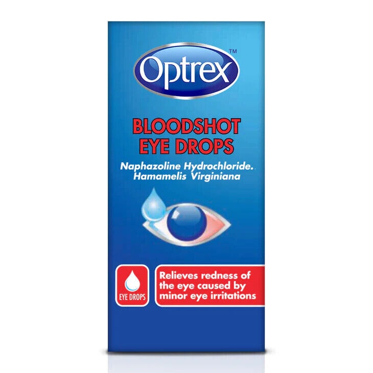 Optrex Bloodshot Eye Drops for Irritated Red Eyes - 10ml theChemistonline 