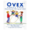 Ovex Family Pack Mebendazole 100mg- 4 Tablets