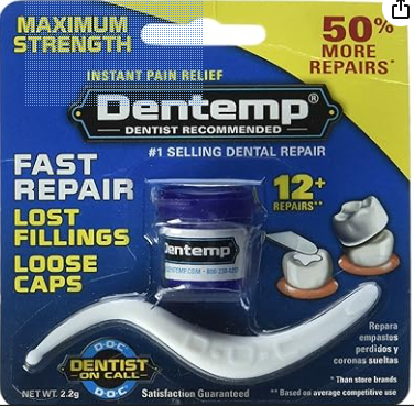 Dentemp Repair-it Advanced Formula Denture Repair Kit GSL.