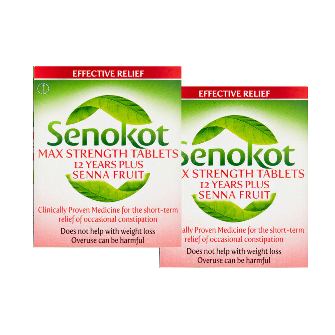 Senokot Senna Fruit Max Strength Constipation Relief 2 x 10 Tablets