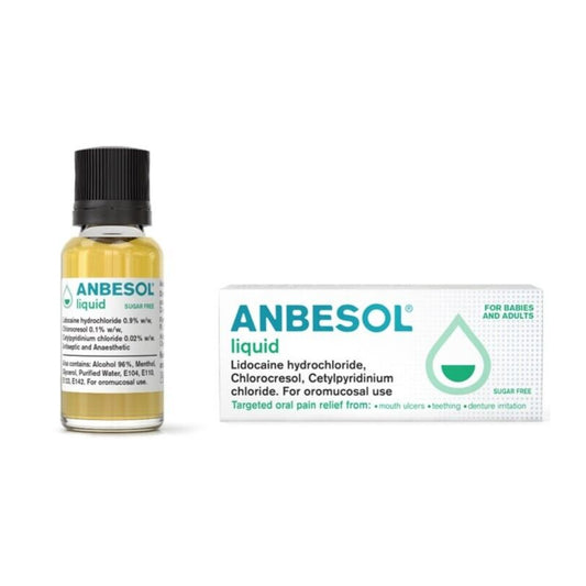 Anbesol Liquid - 10ml - For Babies & Adults