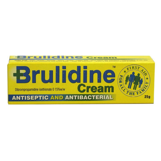 Brulidine Cream Antiseptic & Antibacterial 25g - 1/3/6 Packs UK GSL.