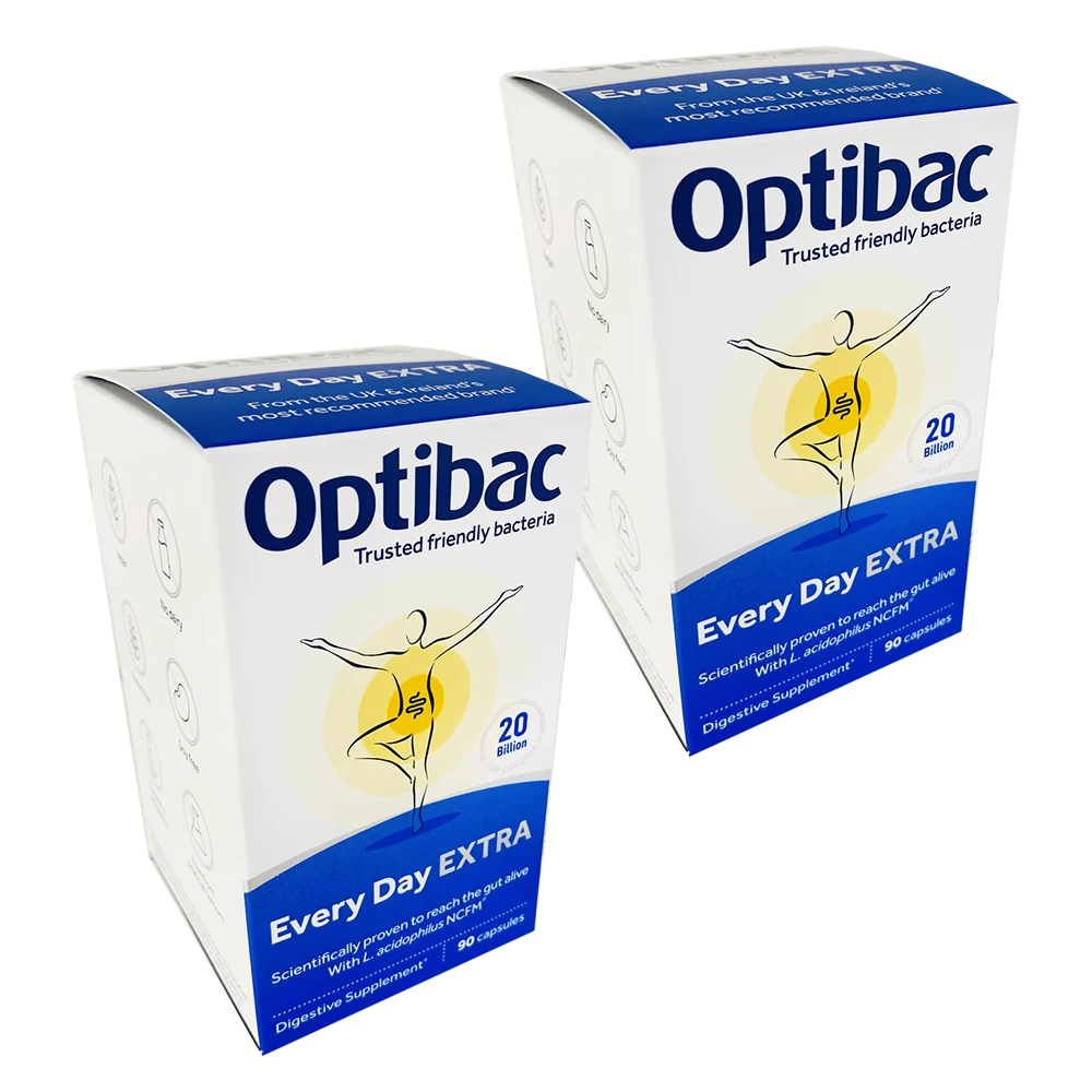 Bulk Pack x2 Optibac Every Day Extra 90 Capsules