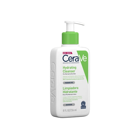 CeraVe Hydrating Cleanser - 236ml | Gentle Cleanser with Hyaluronic Acid and Ceramides