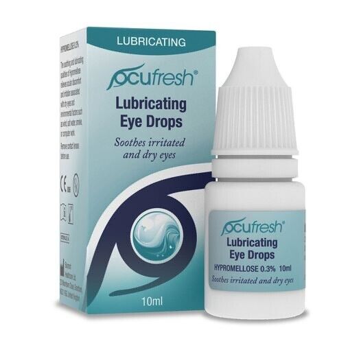 Hypromellose 0.3% Eye Drops For Dry Eyes Drops 10ml - 3 pack UK GSL.