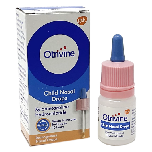 Otrivine Childrens Nasal Drops (Xylometazoline Hydrochloride 0.05%) 10ml