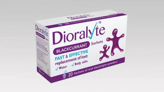 Dioralyte Blackcurrant - 20 Sachets | Rapid Rehydration for Diarrhoea and Vomiting