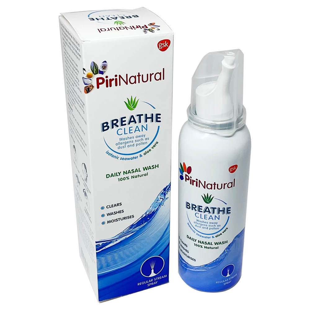 PiriNatural Breathe Clean Daily Nasal Wash 100ml