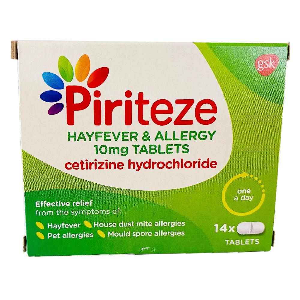 Piriteze Allergy Tablets - 14 Tablets