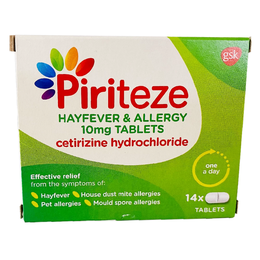 Piriteze Allergy Tablets - 14 Tablets