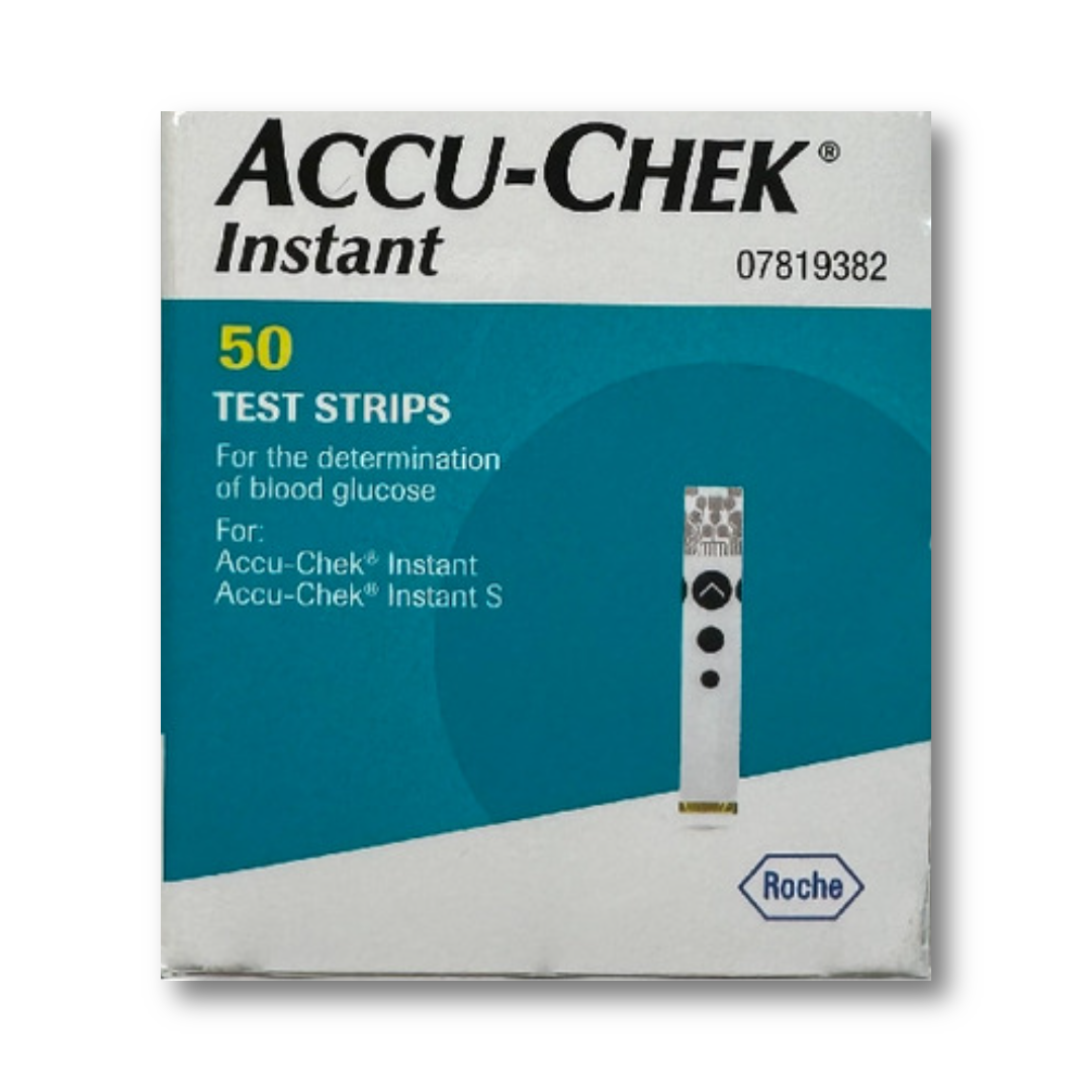 ACCU-CHEK INSTANT Glucose Blood Test Strips - 50 Strips