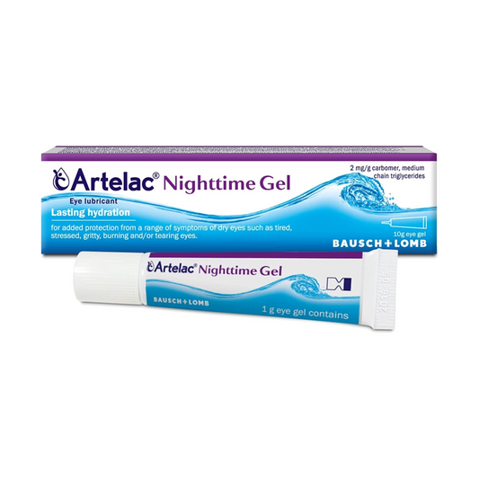 Artelac Nightime Eye Lubricant Gel 10g UK GSL.