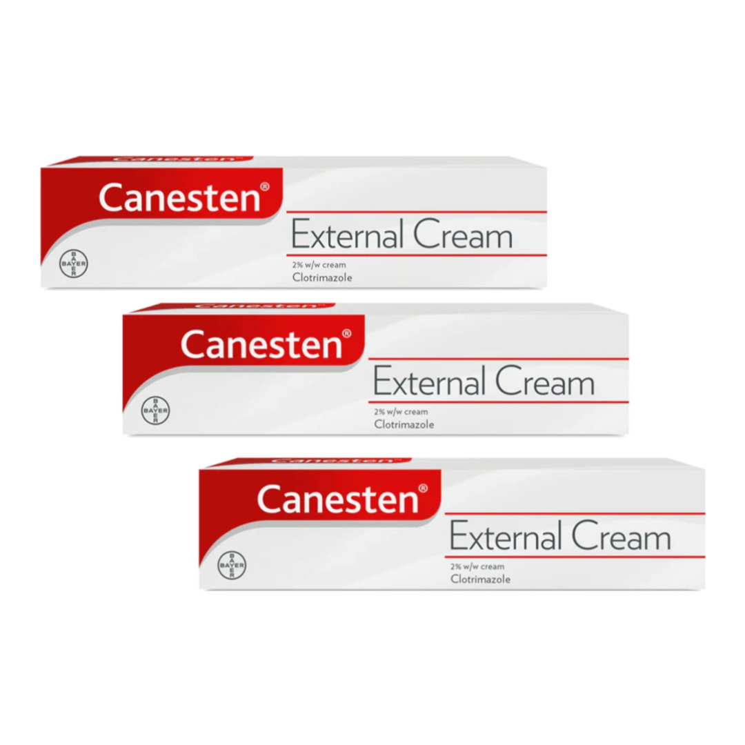 3 x Canesten Thrush Cream - 20g Each | Effective Antifungal Treatment for Thrush