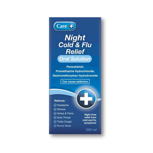 Care - Night Cold & Flu Relief 200ml- 1 MAX PER CUSTOMER