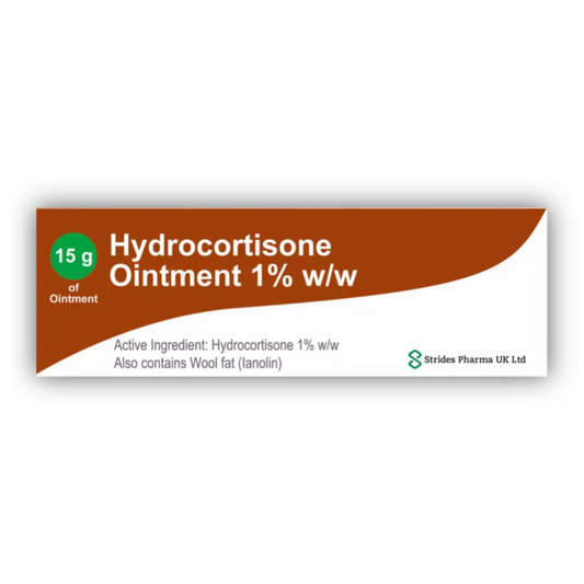 Hydrocortisone 15g Ointment - Insect Bites Swelling Skin Rash ( Not Cream )