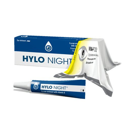 Hylo night Formerly VitA-POS) Vitamin A Eye Ointment Preservative Free 5g UK GSL