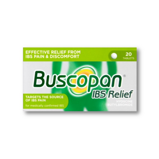 Buscopan IBS Relief - 20 Tablets | Abdominal Cramps | Pain | Discomfort | UK GSL