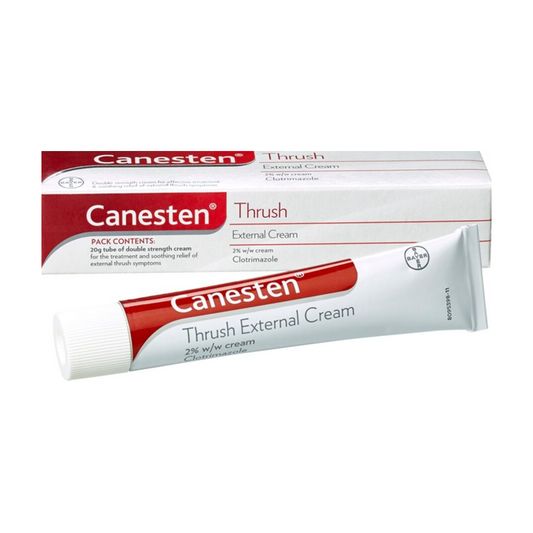 Canesten Thrush External Cream 2% For Men & Women. Relief from itching, soreness