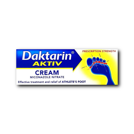 Daktarin Aktiv Cream 30g | For Athletes Foot & Fungal Infection