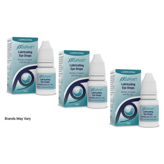 Hypromellose 0.3% Eye Drops For Dry Eyes Drops 10ml - 3 pack UK GSL.