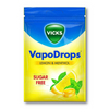 Vicks VapoDrops Lozenges Lemon And Menthol Sugar Free 72g