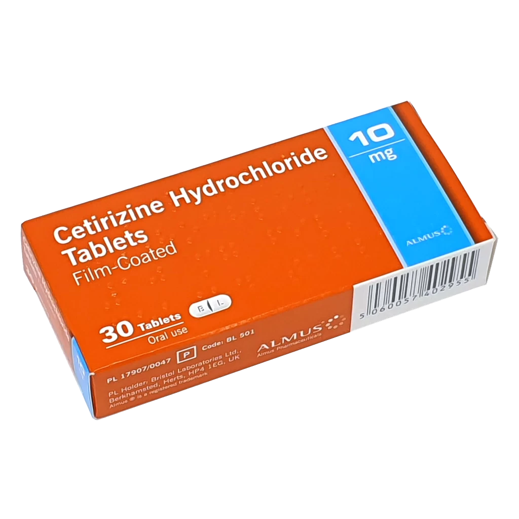 Almus Cetirizine 10mg Tablets - 30 Tablets