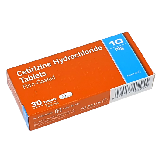 Almus Cetirizine 10mg Tablets - 30 Tablets