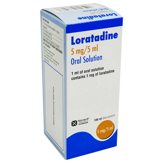 Loratadine 5mg/5ml syrup 100ml